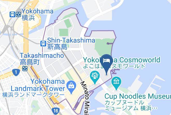 Yokohama City Nishi Ward - Intercontinental Yokohama Grand Maps