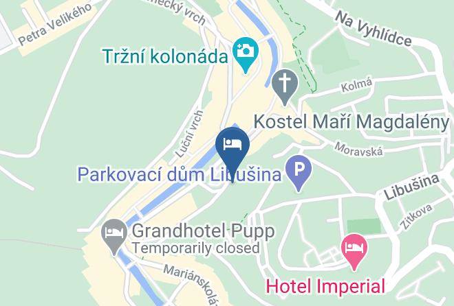 Interhotel Central Map