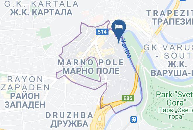 Interhotel Veliko Tarnovo Map