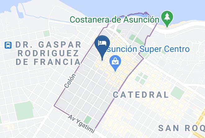 Asuncion - Internacional Asuncion Downtown Hotel Maps