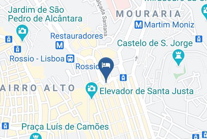 Internacional Design Hotel Map