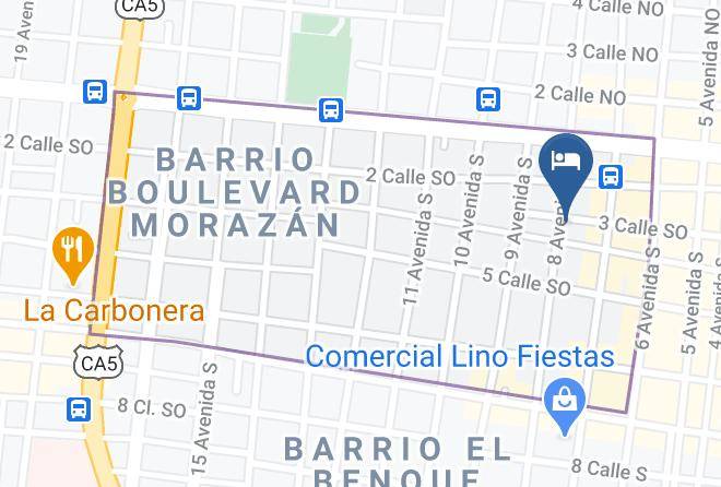 San Pedro Sula - Internacional Palace Hotel Maps