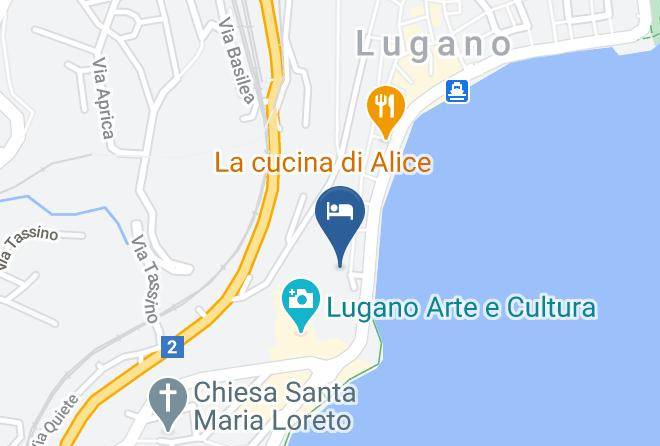 Lugano - International Au Lac Hotel Maps