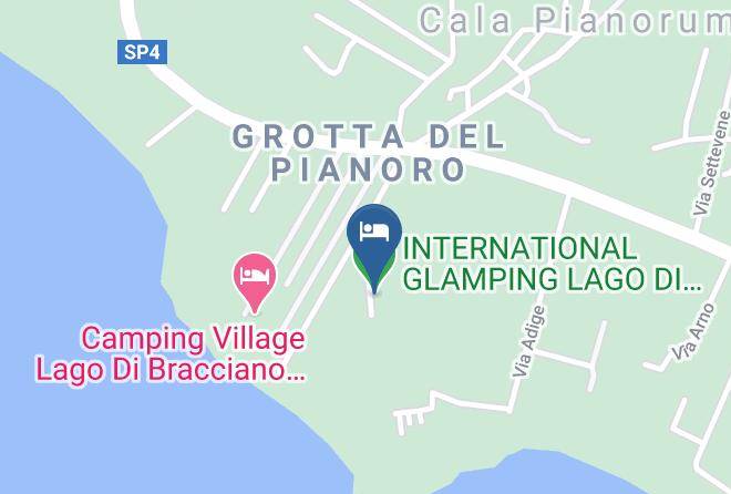 Rome - International Glamping Lago Di Bracciano Maps