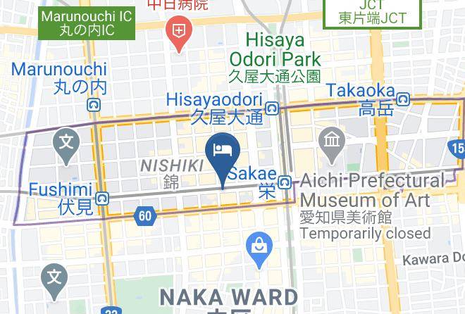 Nagoya City Naka Ward - International Hotel Nagoya Maps