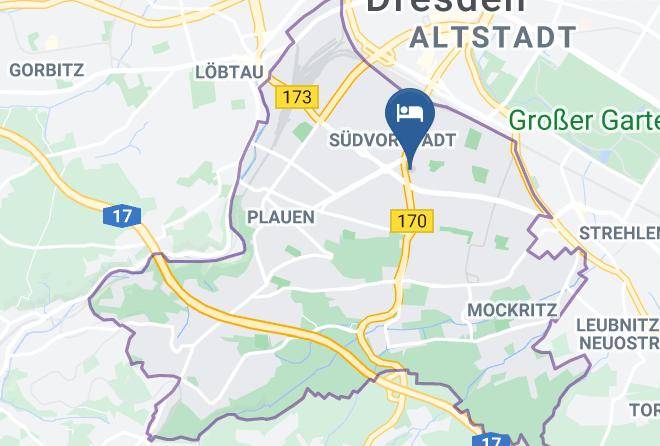 Dresden - Internationales Gastehaus Maps