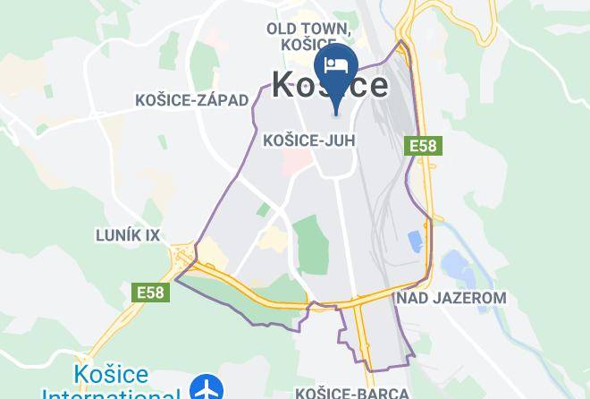 Kosice Juh - Internaty Akademia Maps