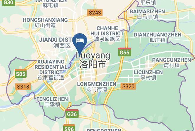 Luoyang - Intersection Of Wangcheng Avenue And Meiyin Street Maps