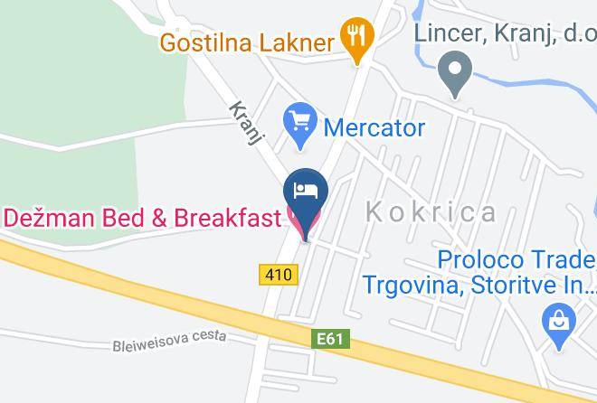 Kranj - Intersport Trgovina In Gostinstvo D O O Kranj Maps