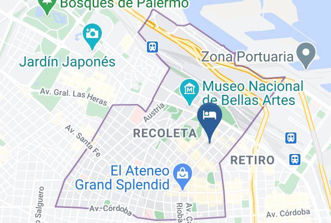 Buenos Aires - Hotel Intersur Recoleta Maps