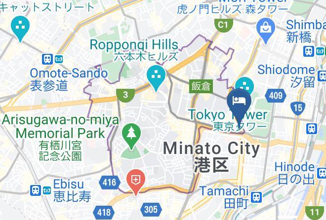 Minato Ward - Inthehood Higashi Azabu Maps