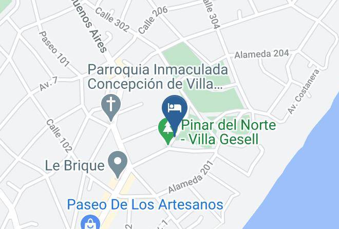 Villa Gesell - Inti Huasi Maps