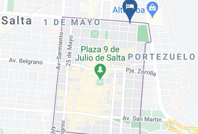 Salta - Inti Masi Hotel Maps