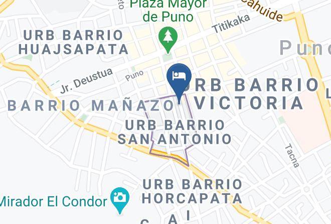 Puno - Inti Ut'ha Hotel Maps