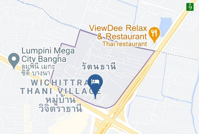 Amphoe Bang Phli - Into The Forest Resort Maps