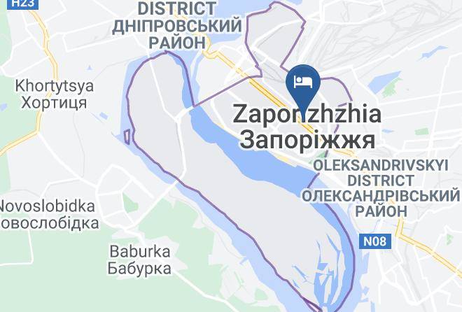 Zaporizhzhya - Intourist Hotel Maps