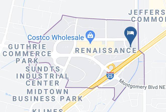 Intown Suites Extended Stay Albuquerque Nm Map