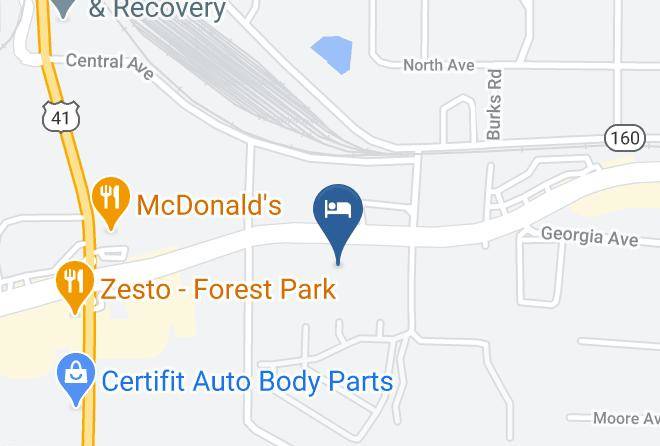 Clayton - Intown Suites Extended Stay Atlanta Ga Forest Park Maps