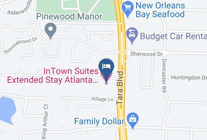 Clayton - Intown Suites Extended Stay Atlanta Ga Jonesboro Maps
