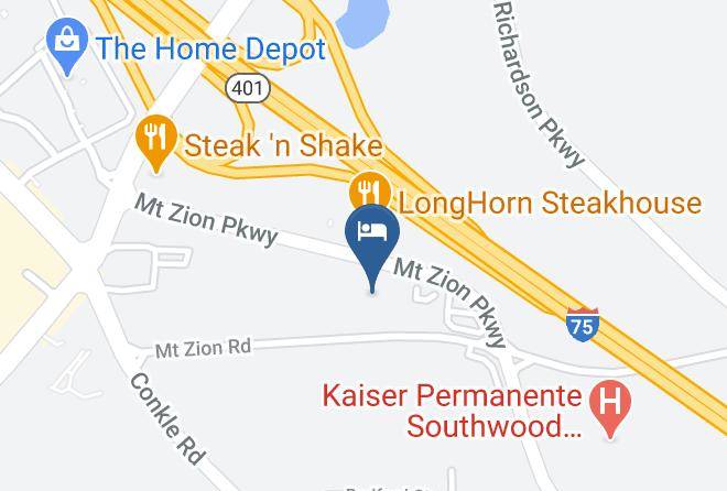 Clayton - Intown Suites Extended Stay Select Atlanta Ga Morrow Maps