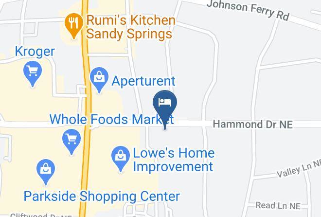 Intown Suites Extended Stay Atlanta Ga Sandy Springs Map