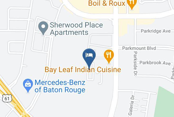 East Baton Rouge Par - Intown Suites Extended Stay Baton Rouge La Maps