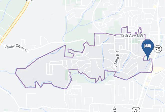Intown Suites Extended Stay Birmingham Al Huffman Road Map