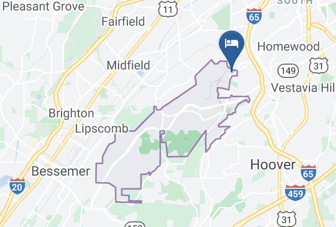 Jefferson - Intown Suites Extended Stay Birmingham Al Oxmoor Road Maps