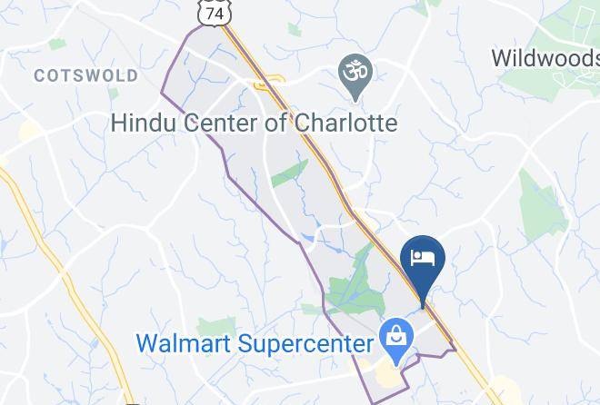Mecklenburg - Intown Suites Extended Stay Charlotte Nc East Independence Maps