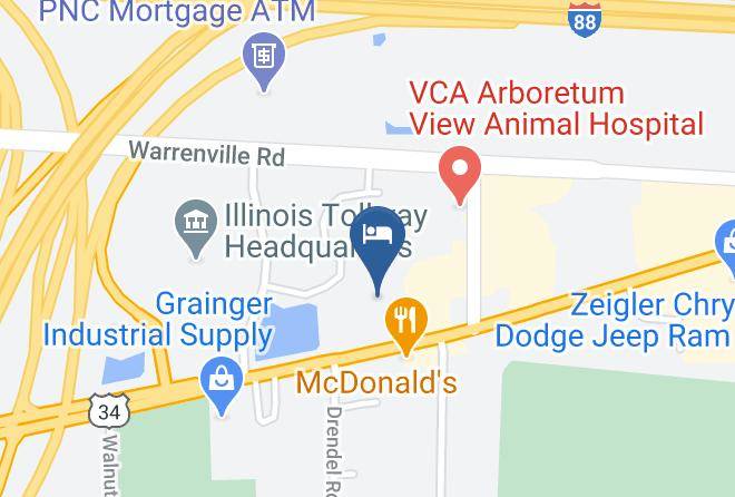 Dupage - Intown Suites Extended Stay Chicago Il Downers Grove Maps