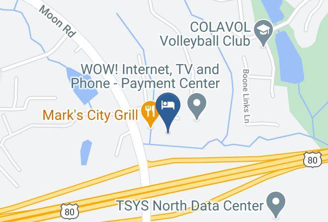 Muscogee - Intown Suites Extended Stay Columbus Ga Maps