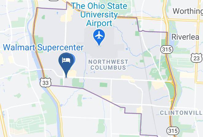 Franklin - Intown Suites Extended Stay Columbus Oh Dublin Maps