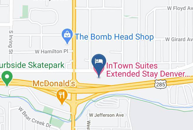 Arapahoe - Intown Suites Extended Stay Denver Co Englewood Maps