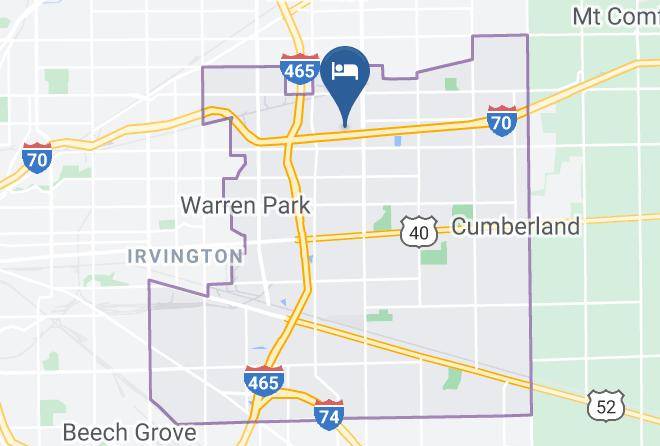 Marion - Intown Suites Extended Stay Indianapolis In Post Drive Maps