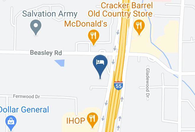 Hinds - Intown Suites Extended Stay Jackson Ms Maps