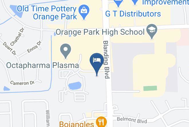 Clay - Intown Suites Extended Stay Jacksonville Fl Orange Park Maps