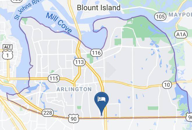 Duval - Intown Suites Extended Stay Jacksonville Fl St Johns Maps