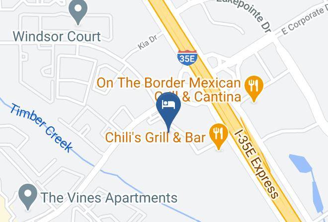 Denton - Intown Suites Extended Stay Lewisville Tx East Corporate Drive Maps