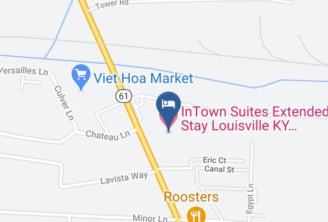 Jefferson - Intown Suites Extended Stay Louisville Ky Preston Hwy Maps