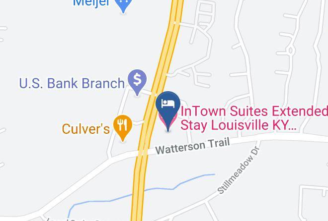 Jefferson - Intown Suites Extended Stay Louisville Ky Wattbourne Lane Maps