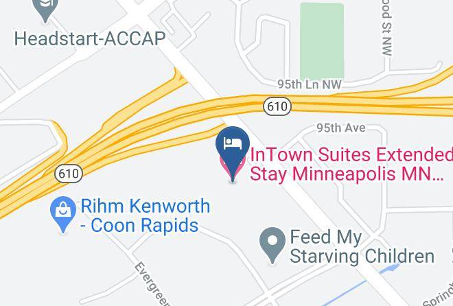 Anoka - Intown Suites Extended Stay Minneapolis Mn Coon Rapids Maps