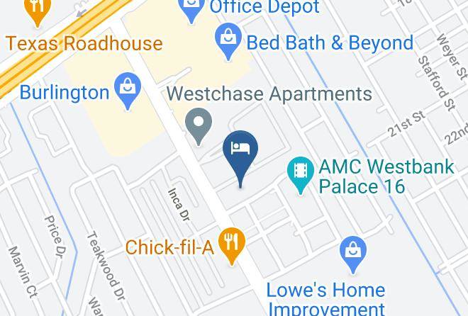 Jefferson Par - Intown Suites Extended Stay New Orleans La Harvey Maps