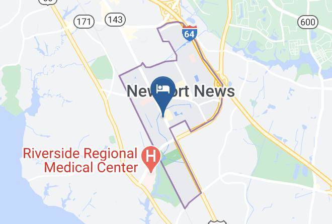 Newport News City - Intown Suites Extended Stay Newport News Va City Center Maps