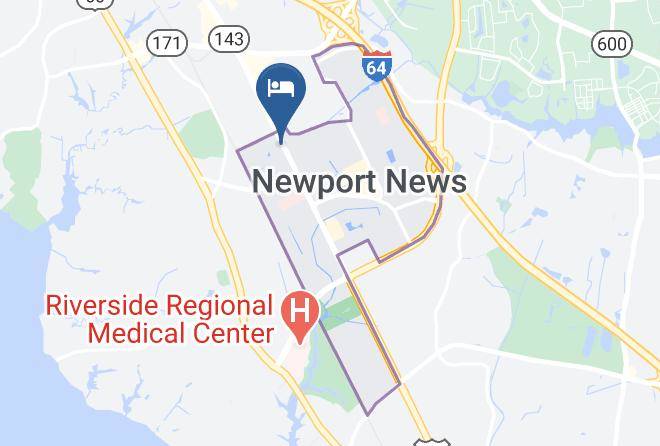 Newport News City - Intown Suites Extended Stay Newport News Va South Maps