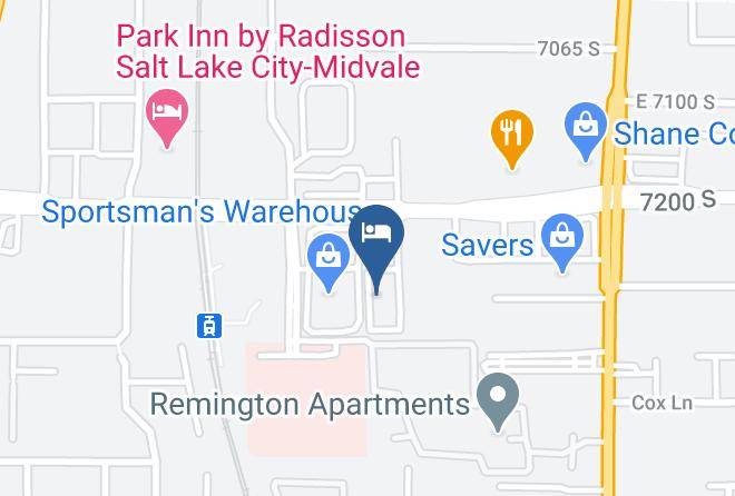 Salt Lake - Intown Suites Extended Stay Salt Lake City Ut Midvale Maps