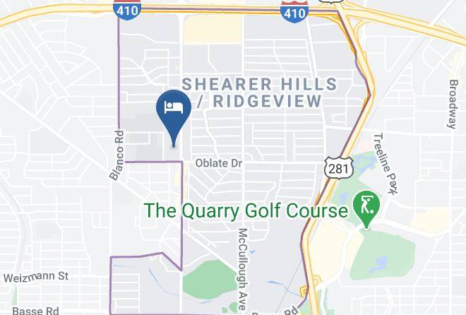 Bexar - Intown Suites Extended Stay San Antonio Tx Airport Maps