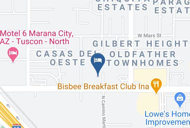 Intown Suites Extended Stay Tucson Az Map
