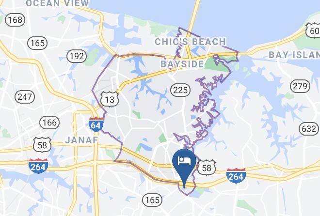 Virginia Beach City - Intown Suites Extended Stay Virginia Beach Va Maps