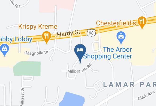 Lamar - Intown Suites Extended Stay Hattiesburg Ms Maps