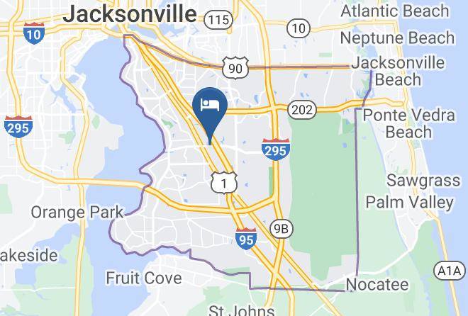 Duval - Intown Suites Extended Stay Jacksonville Fl Baymeadows Maps